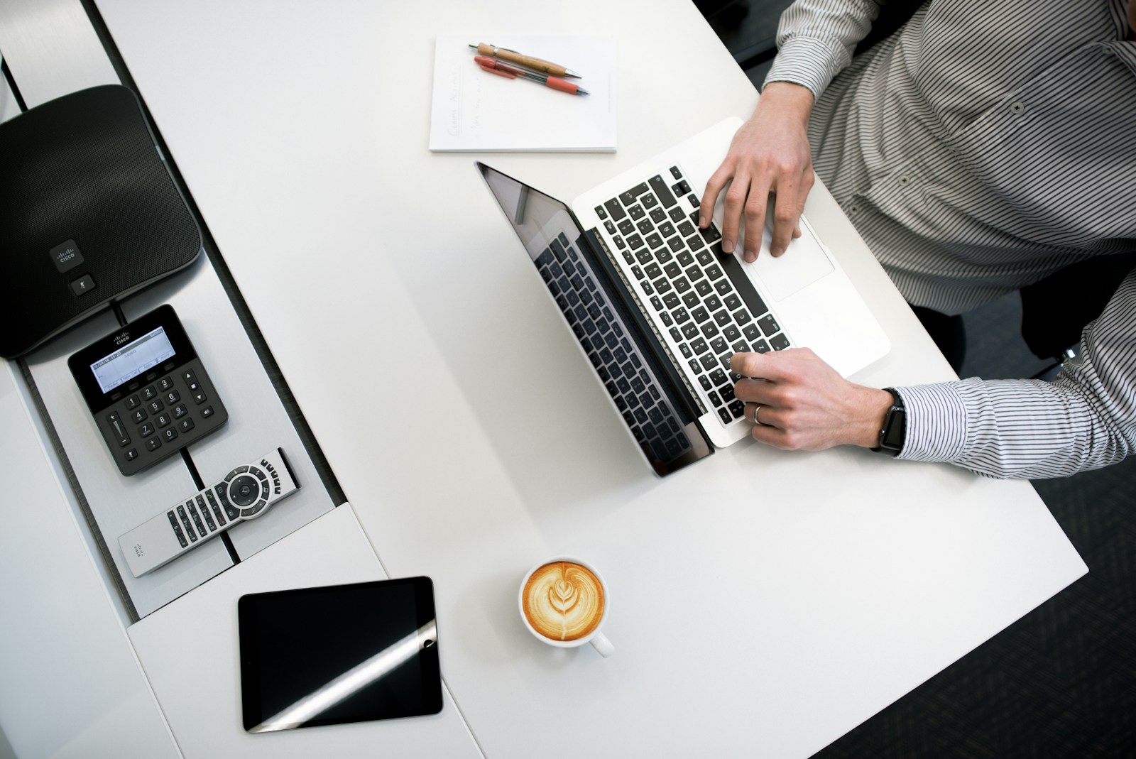 CRM desk setup showing lead pipeline fields and automation triggers for a real-estate team